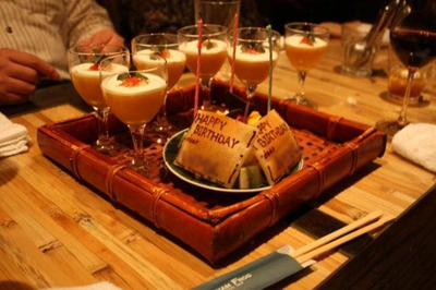 誕生会デザート